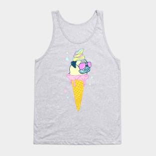 ice cream pug Tank Top